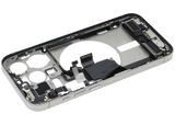 Mid-Frame Housing W/ Charging Port Flex & Small Parts For iPhone 15 Pro (US Version) (Pull) (White Titanium)