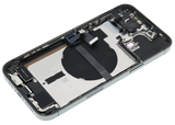 Back Housing W/ Charging Port Flex & Small Parts For iPhone 13 Pro Max (US Version) (Used OEM) (Pull (Alpine Green)