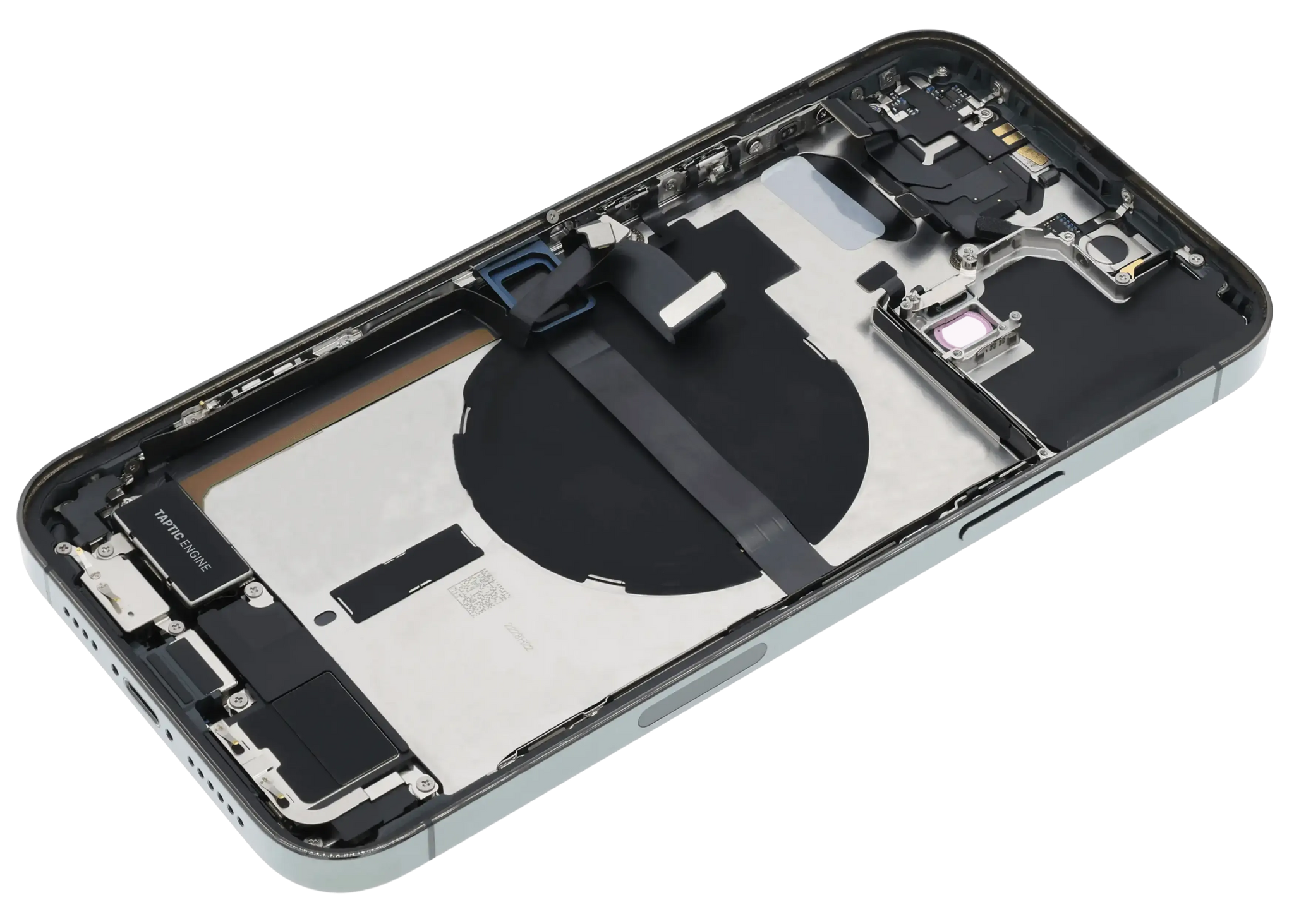 Back Housing W/ Charging Port Flex & Small Parts For iPhone 13 Pro Max (US Version) (Used OEM) (Pull (Alpine Green)