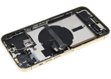 Back Housing W/ Charging Port Flex & Small Parts For iPhone 13 Pro Max (US Version) (Used OEM) (Pull) (Gold)