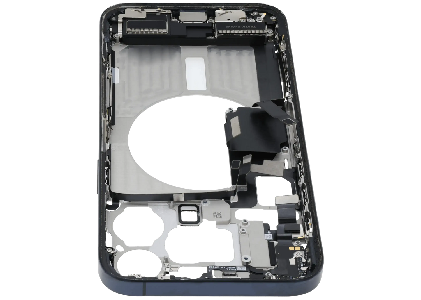 Mid-Frame Housing W/ Charging Port Flex & Small Parts For iPhone 15 Pro Max (US Version) (Pull) (Blue Titanium)