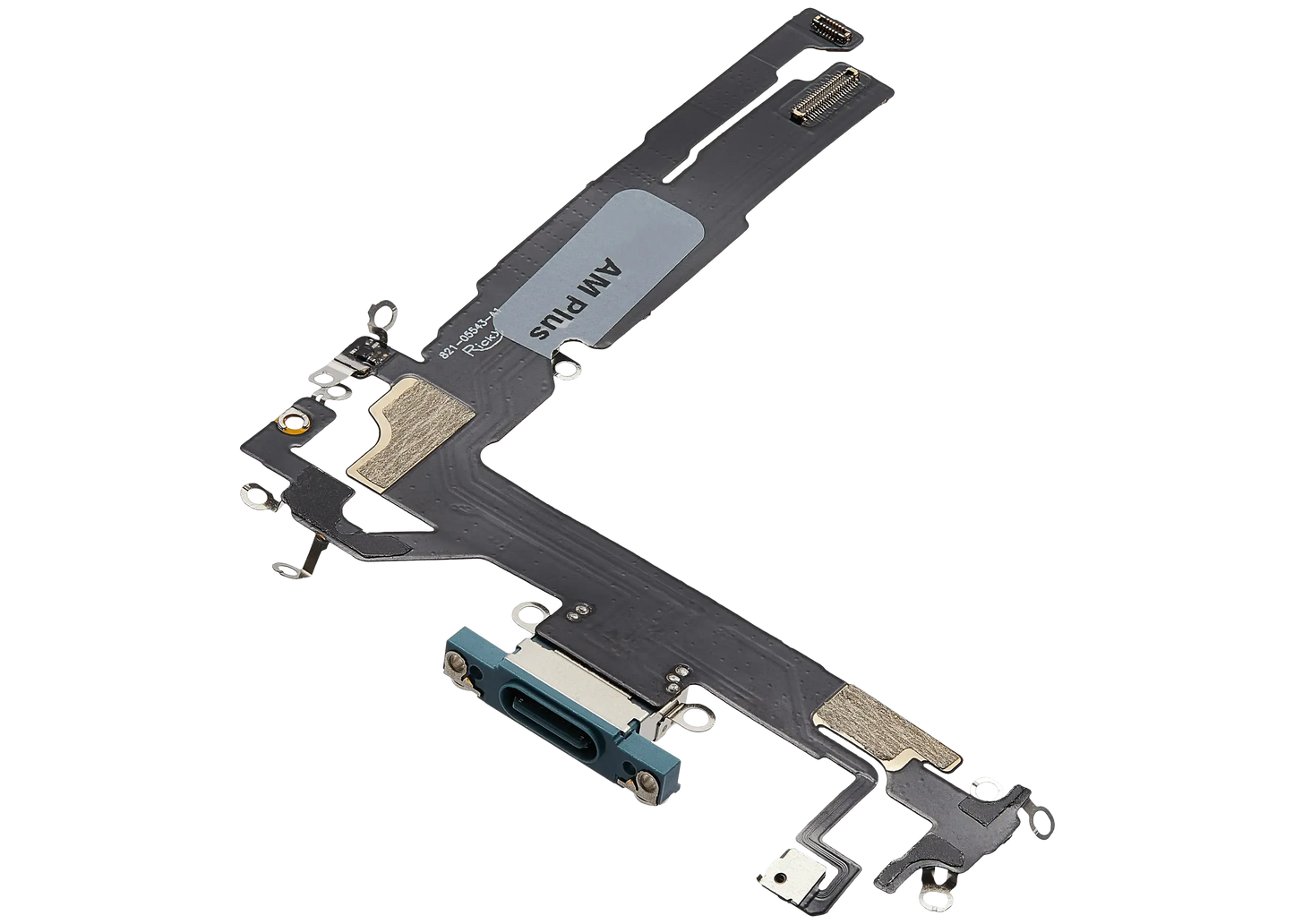 Charging Port Flex Cable For iPhone 16 (Pull) (Teal)