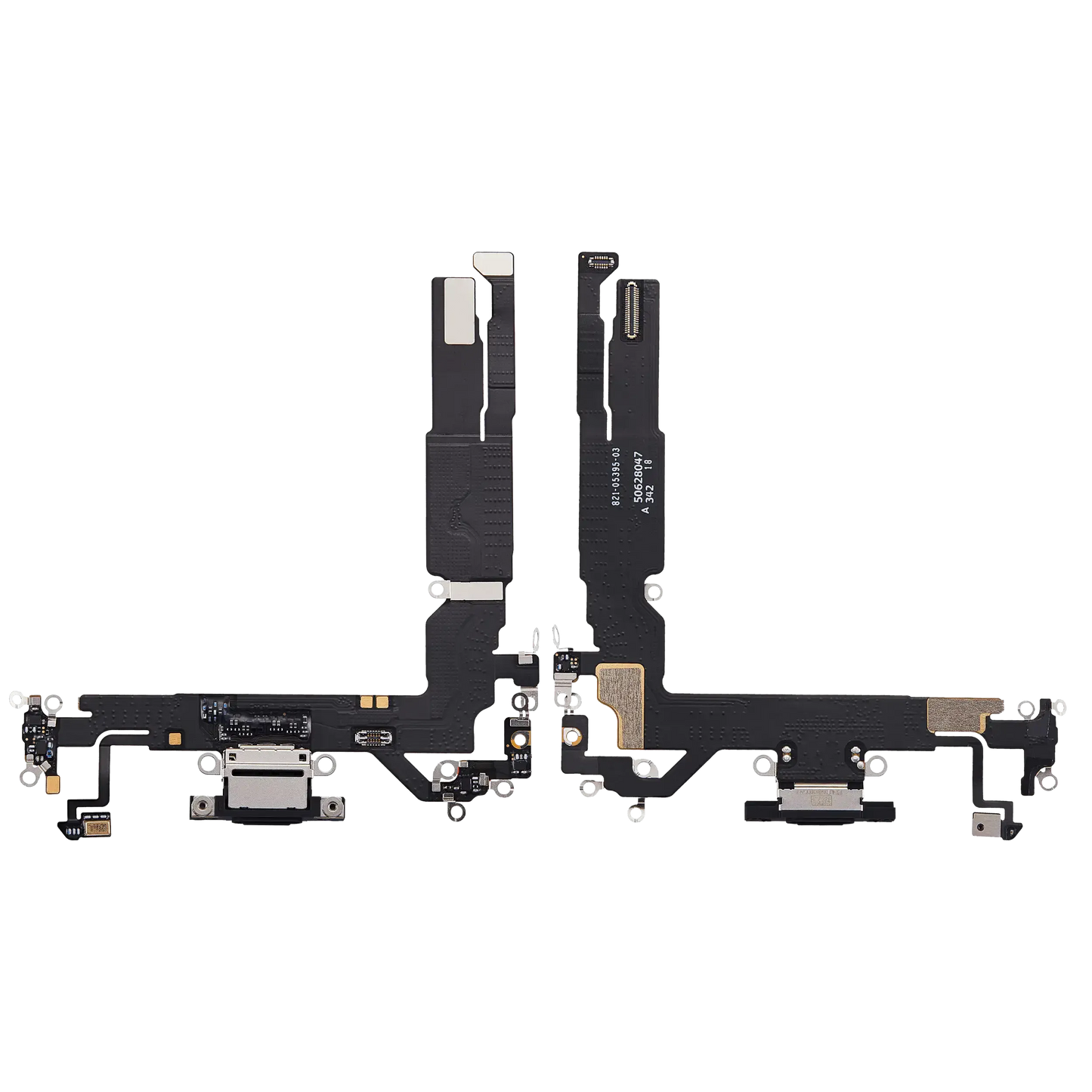 Charging Port Flex Cable For iPhone 17 (Pull) (Black)