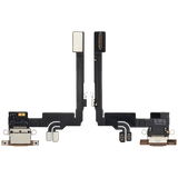 Charging Port Flex Cable For iPhone 16 Pro (Pull) (White Titanium)