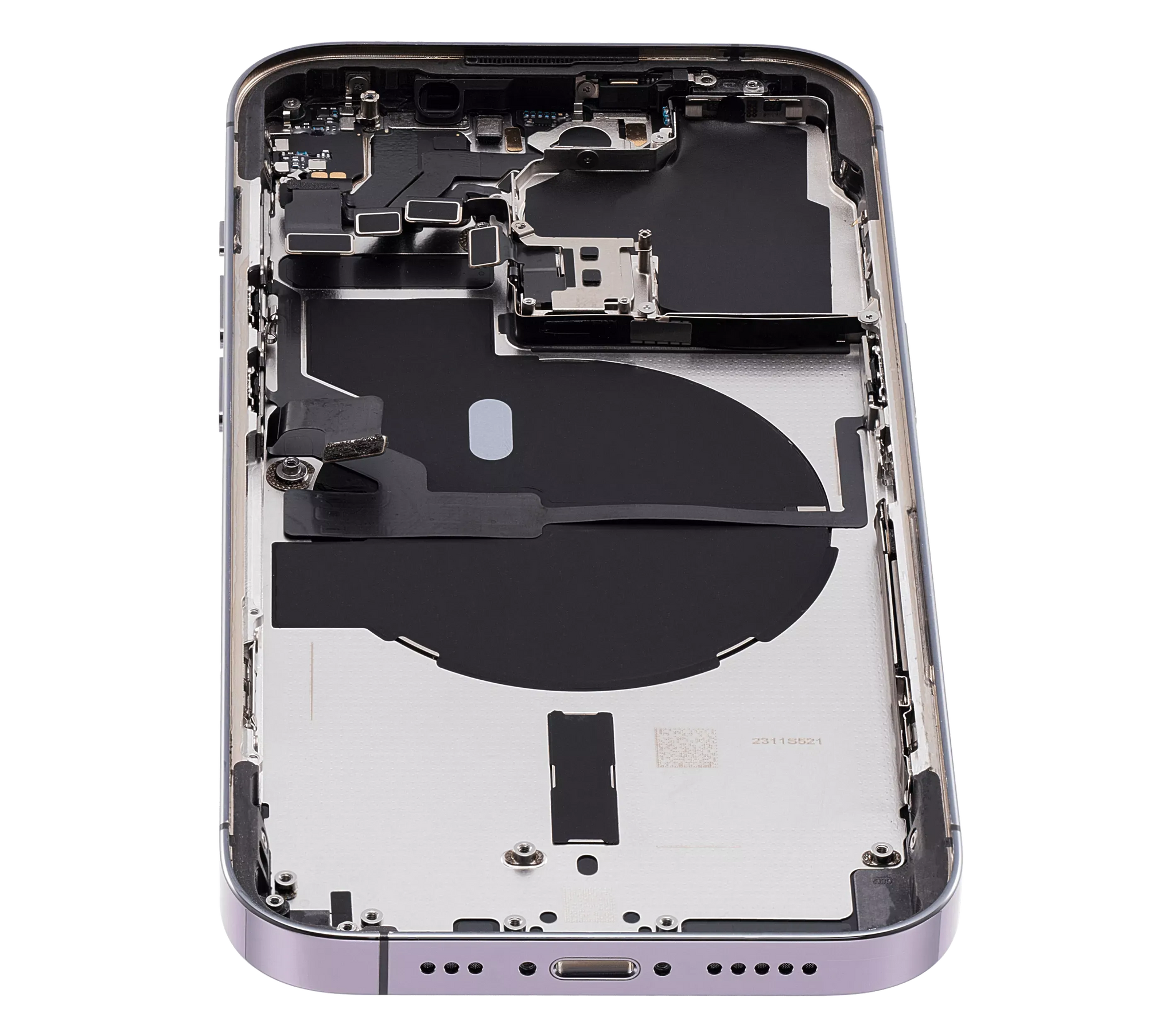Back Housing W/ Small Parts For iPhone 14 Pro (US Version) (Pull) (Deep Purple)