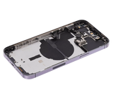 Back Housing W/ Small Parts For iPhone 14 Pro Max (US Version) (Pull) (Deep Purple)