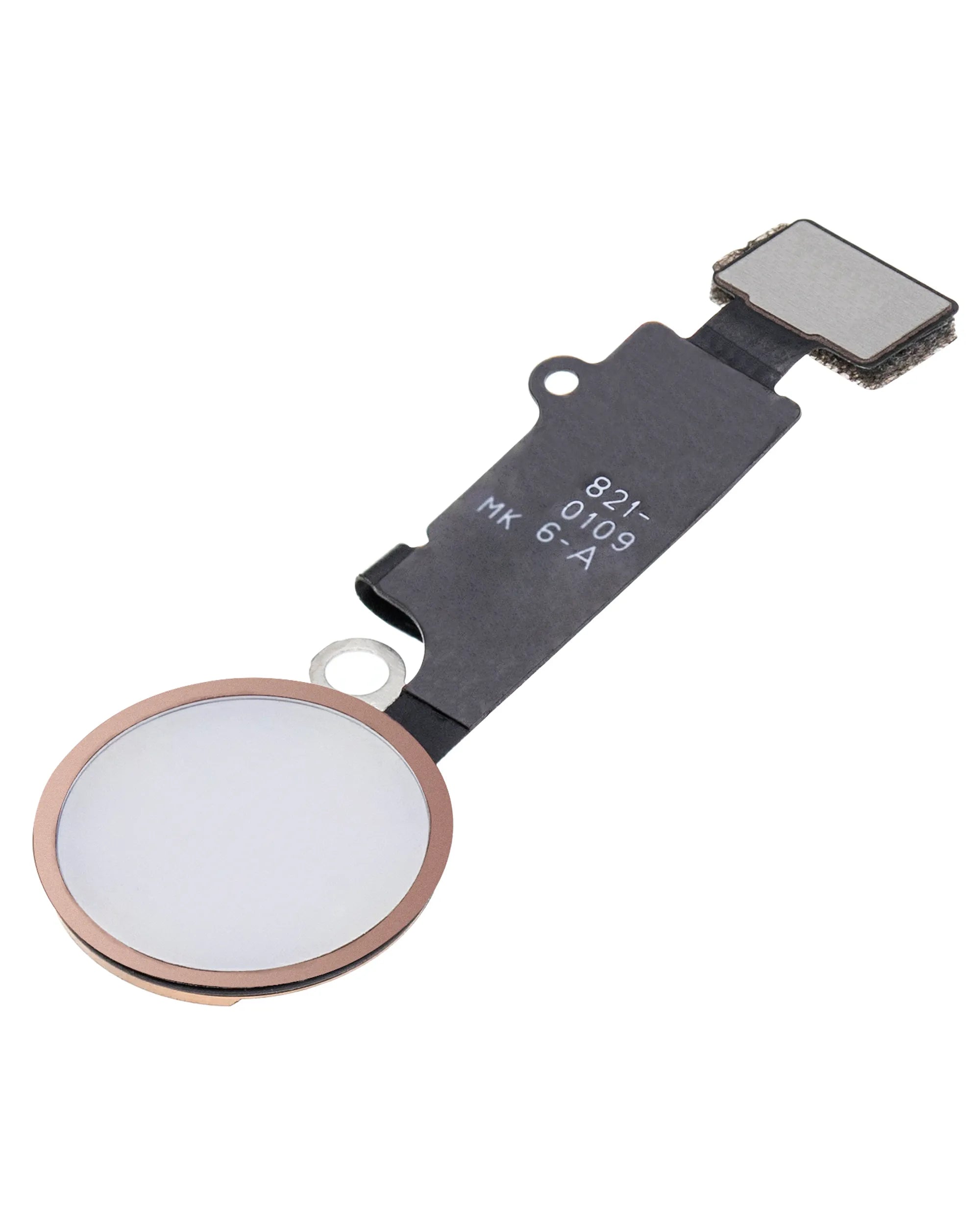 Home Button With Flex For iPhone 7 / 7 Plus / 8 / 8 Plus / SE (2020) / SE (2022) (Warning: For Cosmetic Use Only) (Rose Gold) (Pull)
