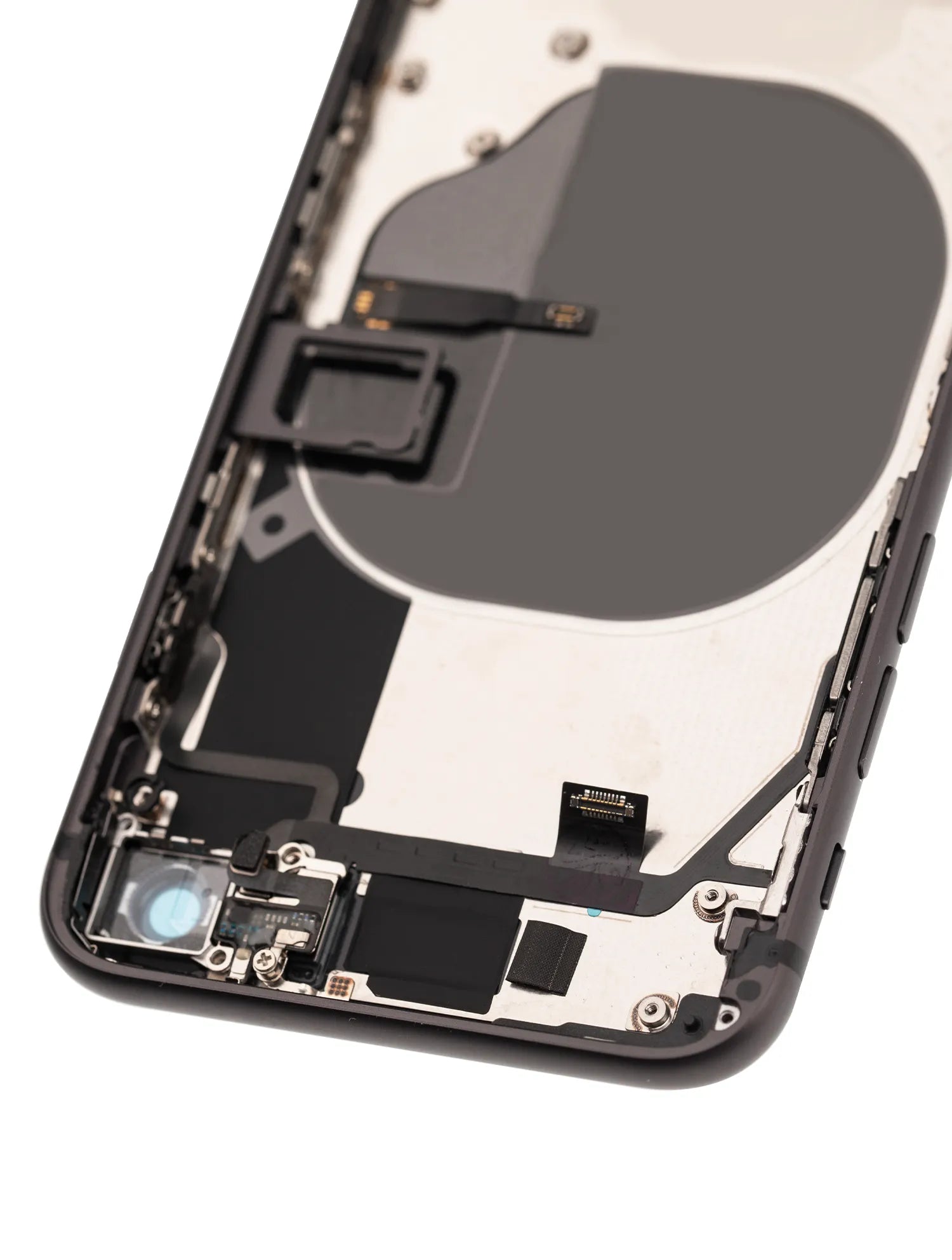 Back Housing W/ Small Components Pre-Installed For iPhone 8 (Pull) (Space Gray