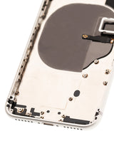 Back Housing W/ Small Components Pre-Installed For iPhone 8 (Pull) (Silver)