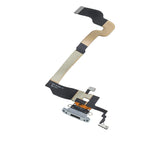 Charging Port Flex Cable For iPhone X (Pull) (Silver)