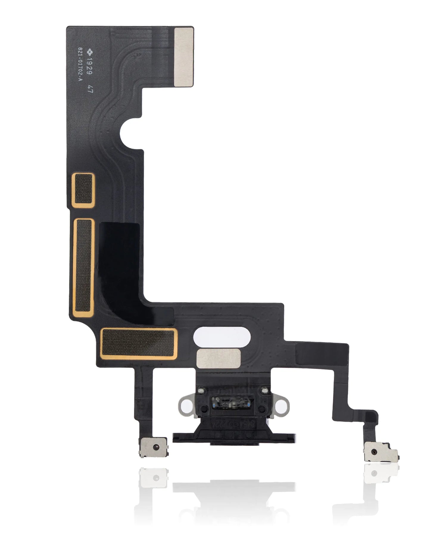 Charging Port Flex Cable For iPhone XR (Pull) (Black)