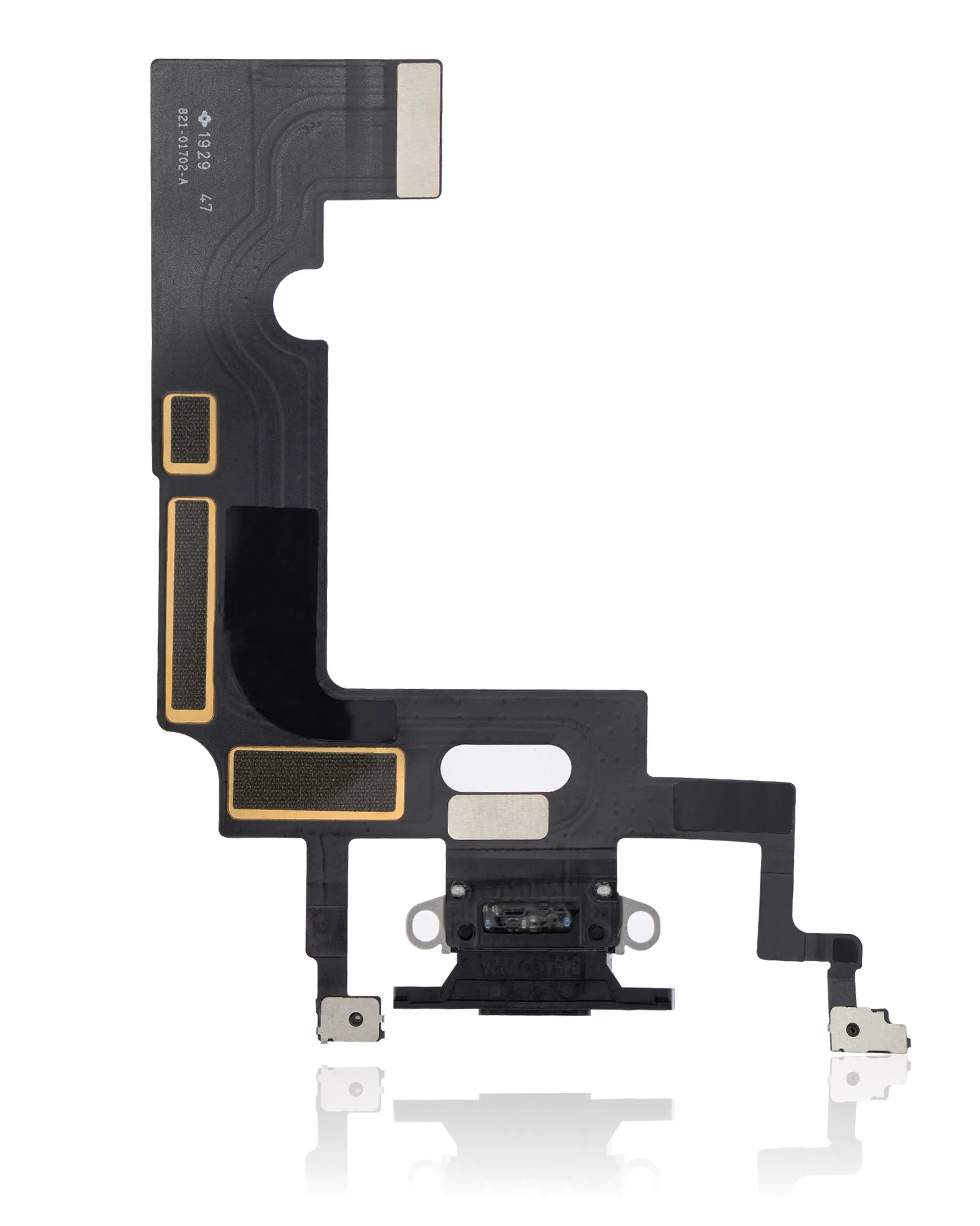 Charging Port Flex Cable For iPhone XR (Pull) (Black)