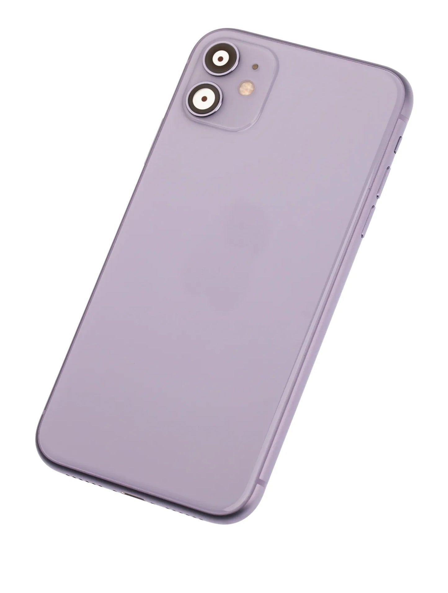 Back Housing W/ Small Components Pre-Installed For iPhone 11 (Used OEM) (Pull) (Purple)