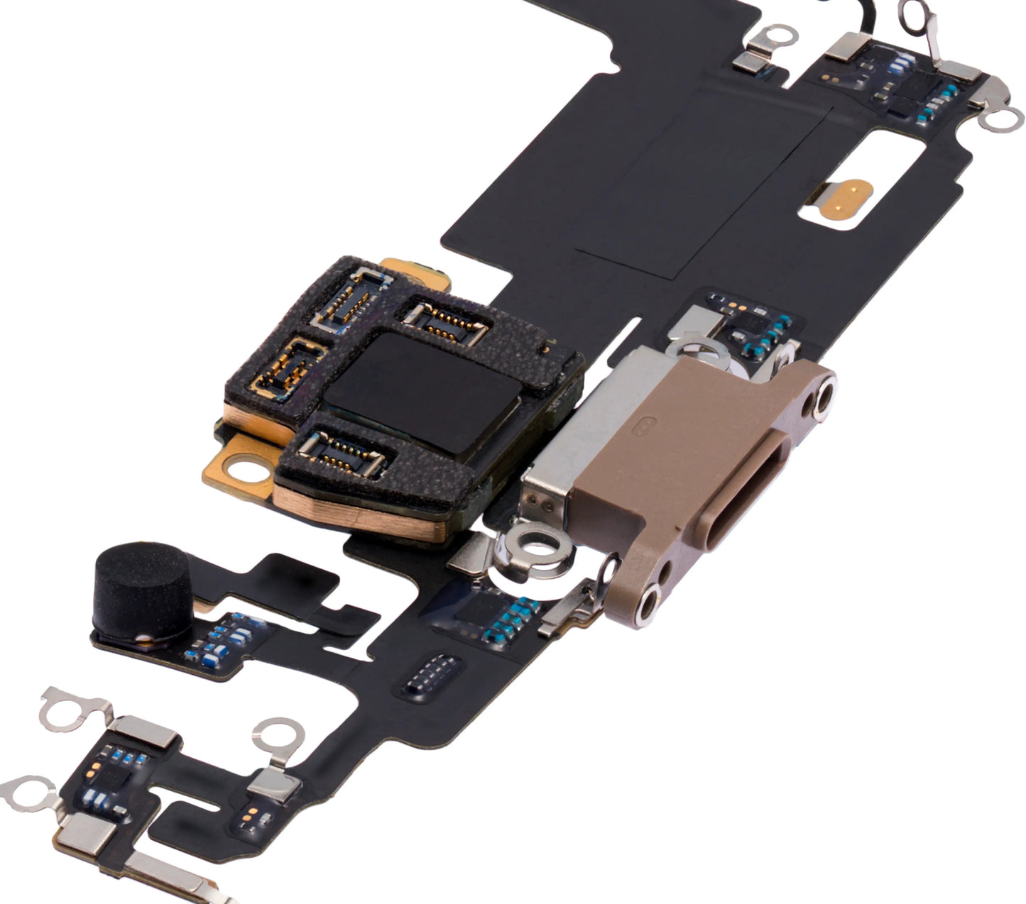 Charging Port Flex Cable With Board For iPhone 11 Pro Max (Used OEM) (Pull) (Gold)