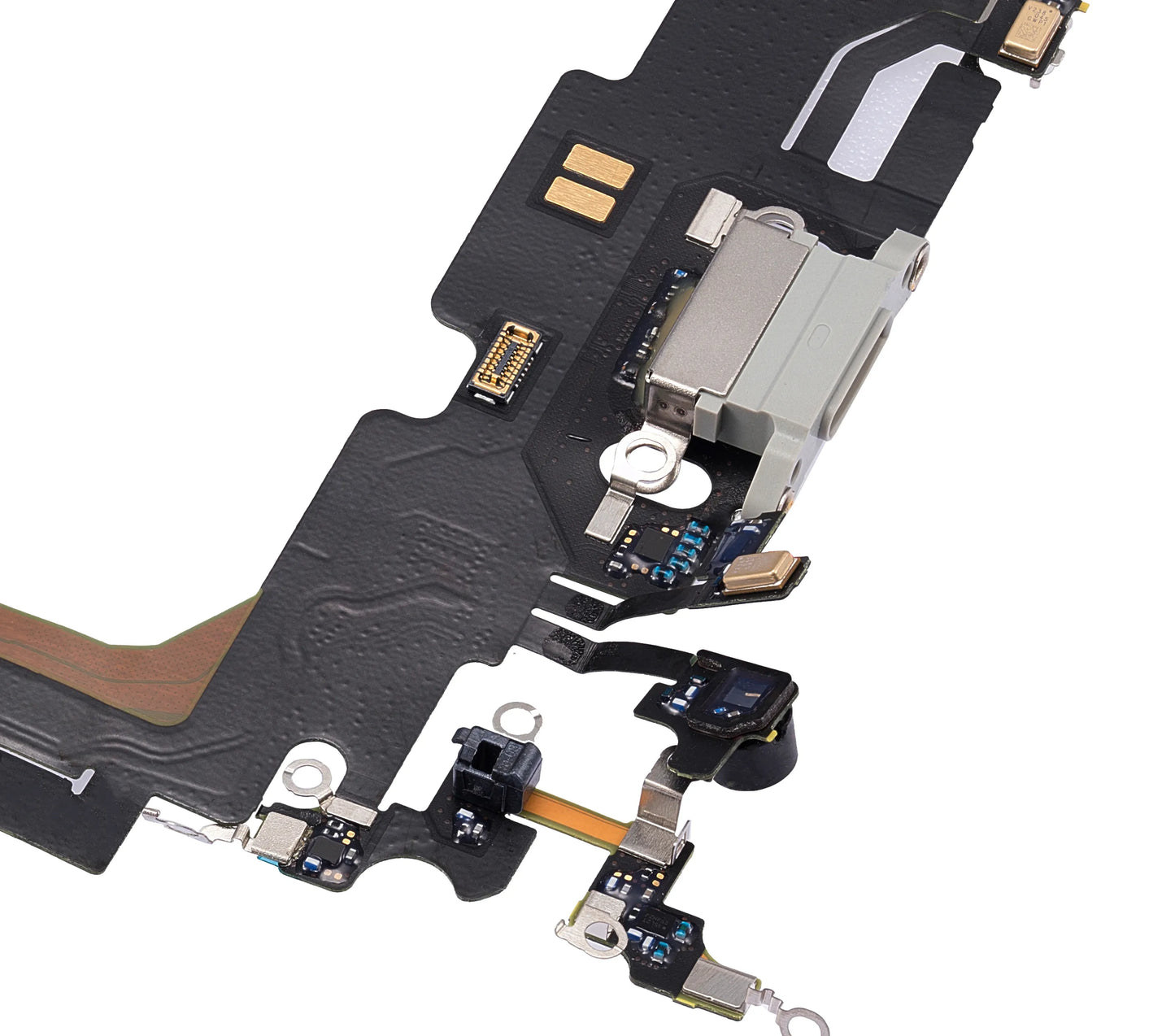 Charging Port Flex Cable For iPhone 13 Pro Max (Pull) (Silver)