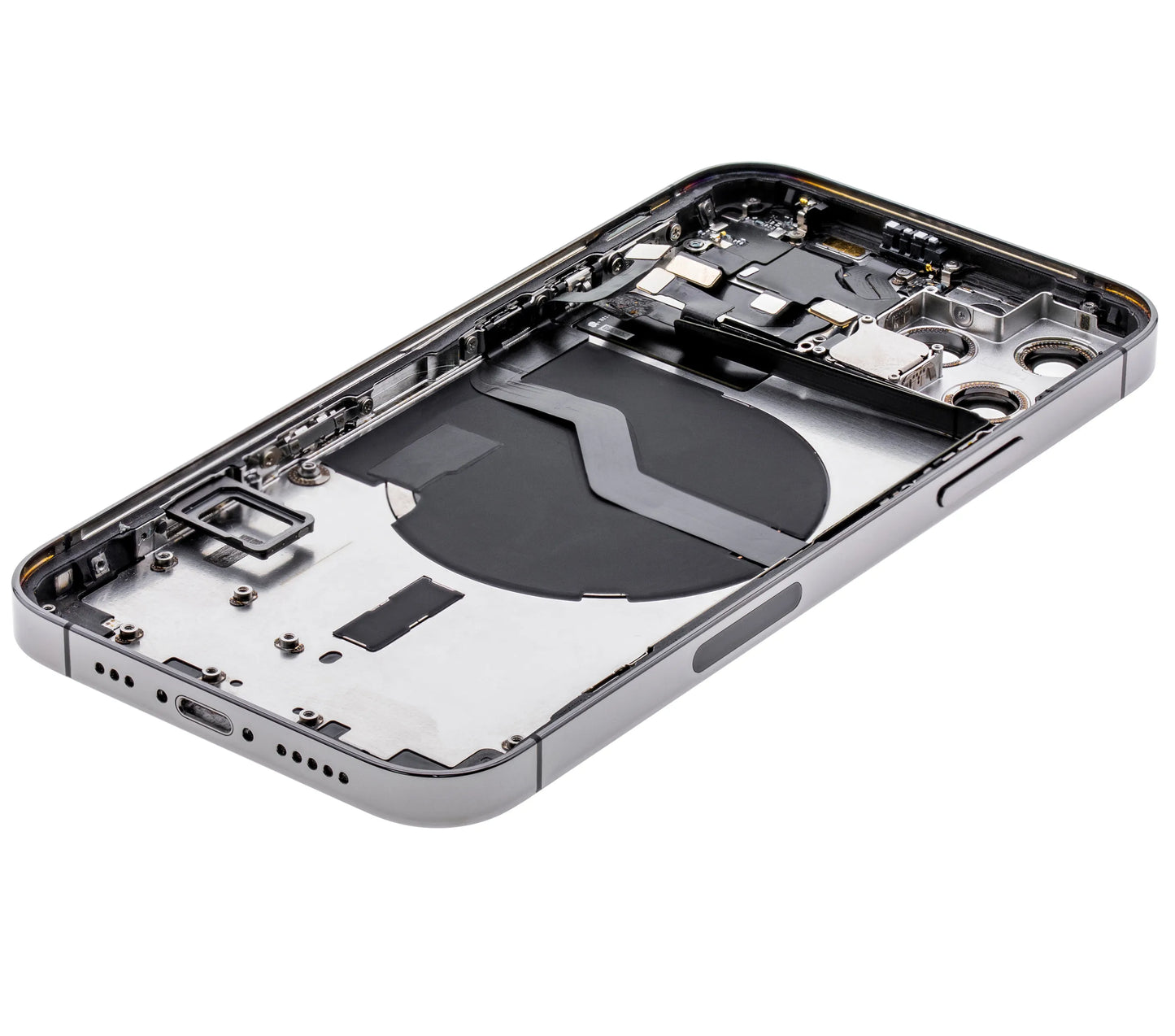 Back Housing W/ Small Parts For iPhone 12 Pro (US Version) (Used OEM) (Pull) (Graphite)