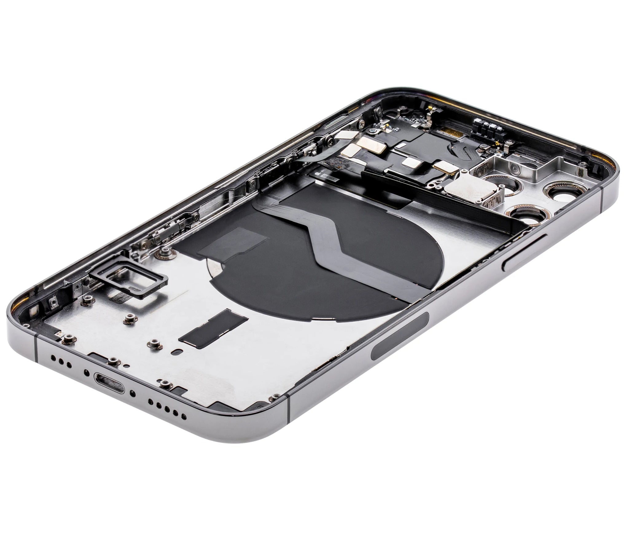Back Housing W/ Small Parts For iPhone 12 Pro (US Version) (Used OEM) (Pull) (Graphite)