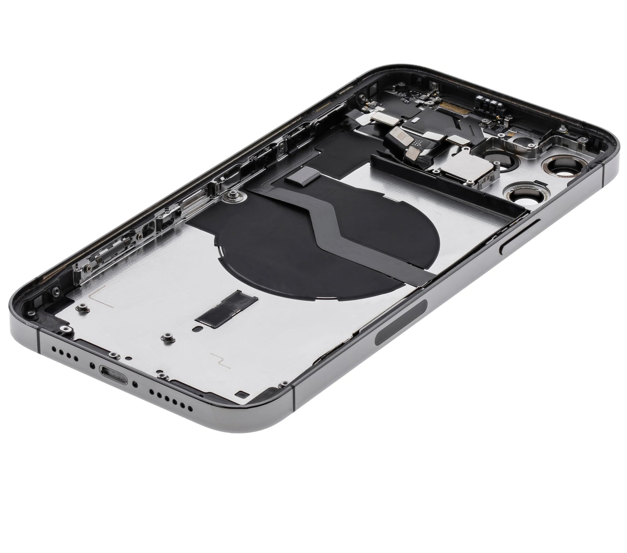 Back Housing W/ Small Parts For iPhone 12 Pro Max (US Version) (Pull) (Graphite)