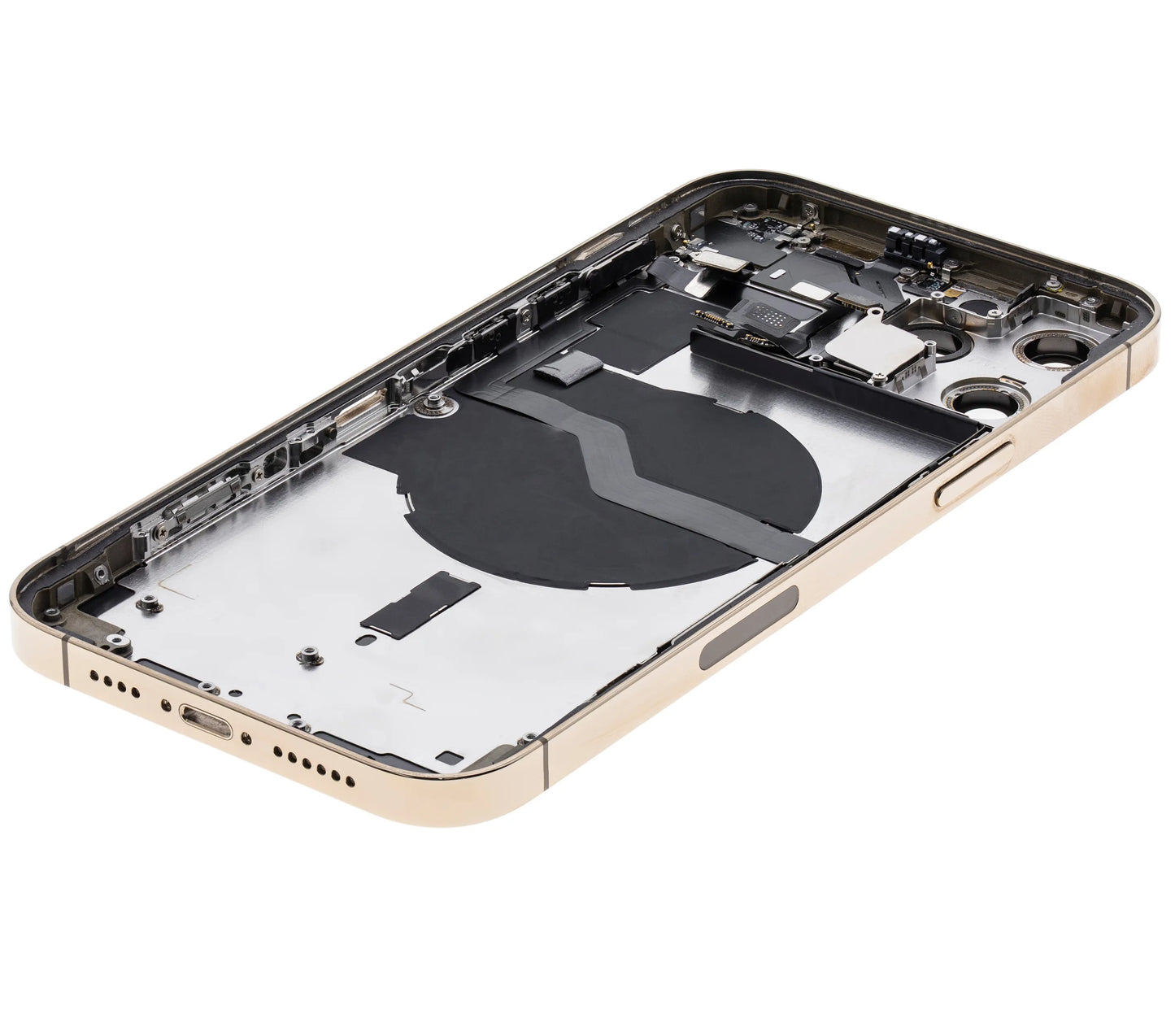 Back Housing W/ Small Parts For iPhone 12 Pro Max (EU / Global Version) (Pull) (Gold)