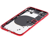 Back Housing W/ Small Components Pre-Installed For iPhone SE (2020) (Used OEM) (Pull) (Red)