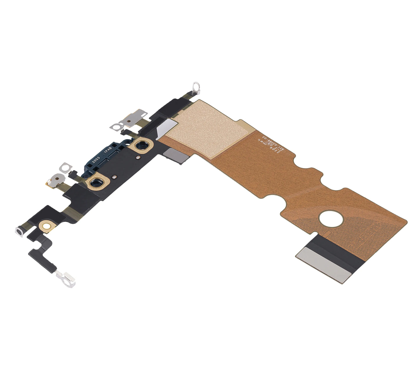Charging Port Flex Cable For iPhone SE (2022) (Pull) (Midnight)