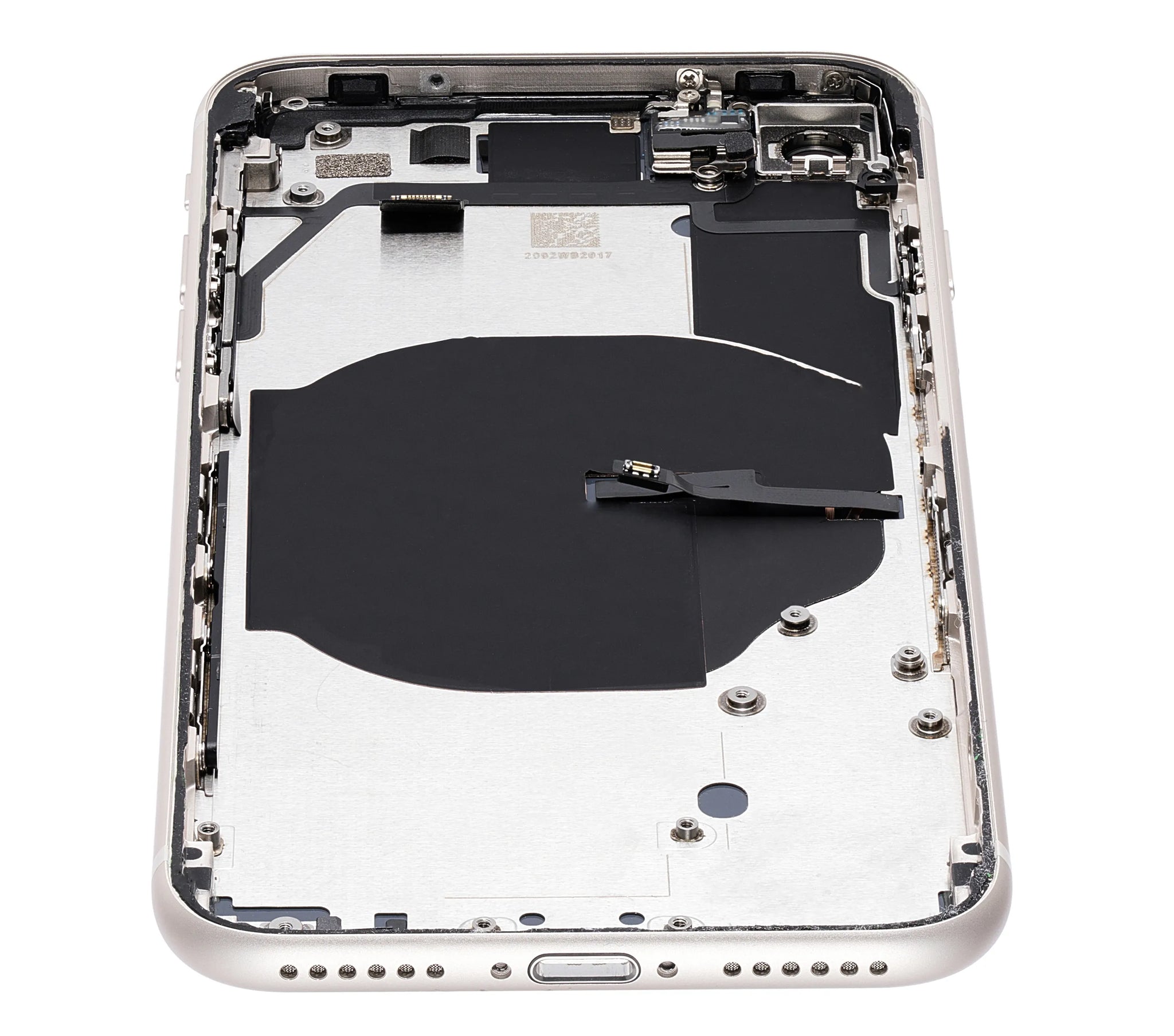 Back Housing W/ Small Components Pre-Installed For iPhone SE (2022) (Pull) (Starlight)