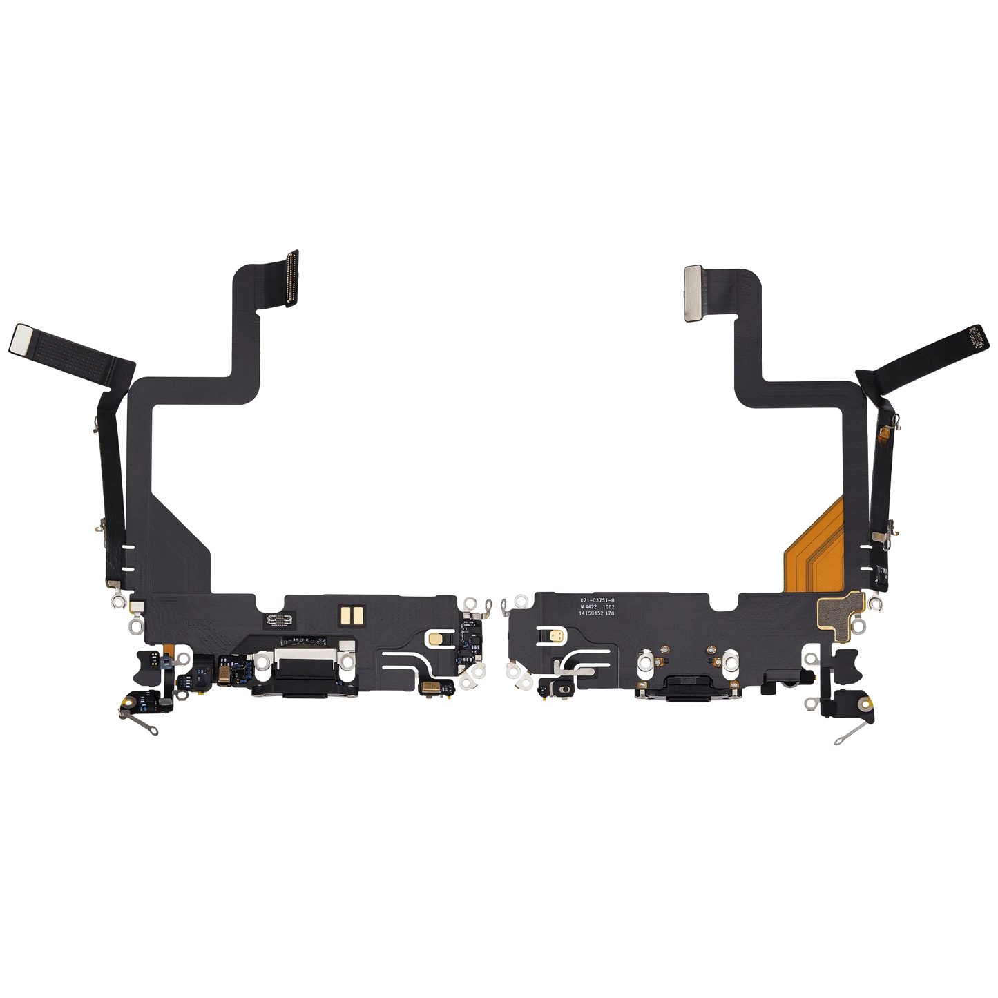 Charging Port Flex Cable For iPhone 14 Pro (Pull) (Space Black)