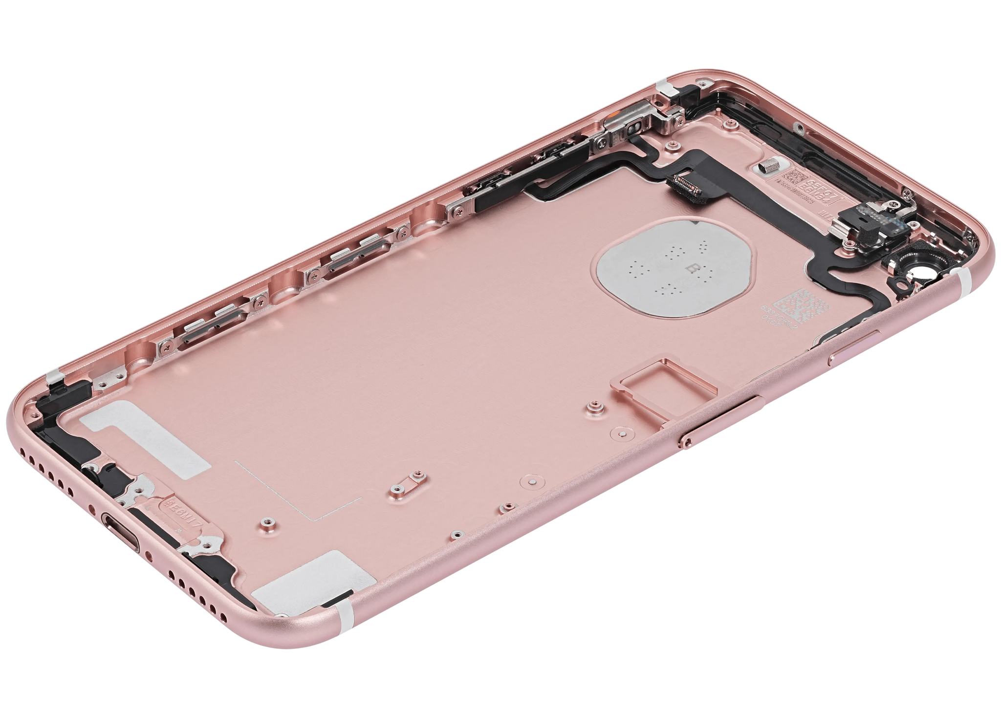Back Housing W/ Small Components Pre-Installed For iPhone 7 (Pull) (Rose Gold)