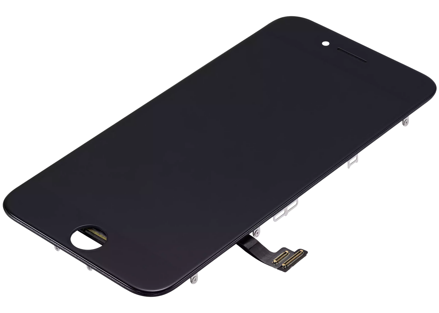 LCD Assembly With Steel Plate For iPhone 7 (Refurbished) (Black)