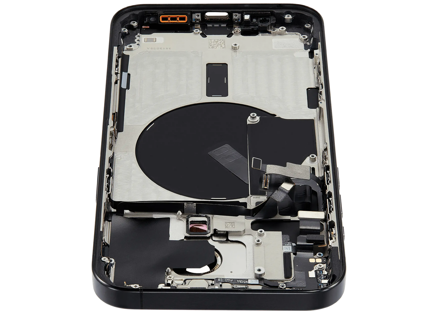 Back Housing W/ Small Parts For iPhone 15 Pro Max (US Version) (Pull) (Black Titanium)