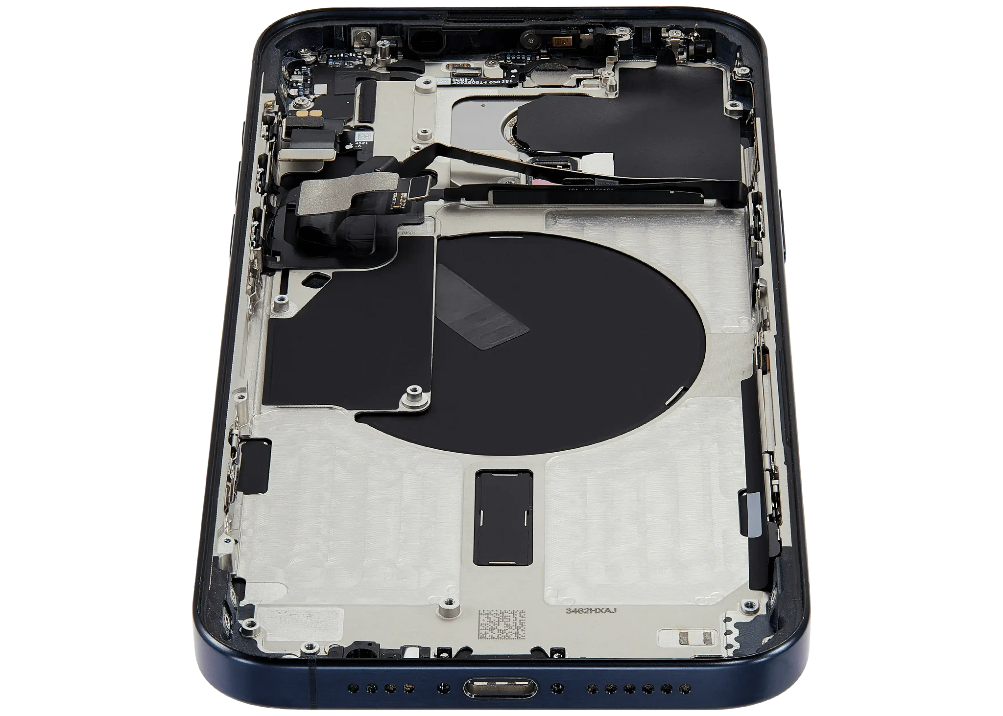 Back Housing W/ Small Parts For iPhone 15 Pro Max (US Version) (Pull) (Blue Titanium)