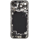 Back Housing W/ Charging Port Flex & Small Parts Compatible For iPhone 17 Pro Max (US Version) (Pull) (Silver)