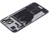 Back Glass w/ MagSafe Magnet & NFC & Flashlight Flex For iPhone 15 Plus (Pull) (Black)