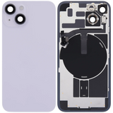 Back Glass w/ MagSafe Magnet & NFC & Flashlight Flex For iPhone 14 (Pull) (Purple)