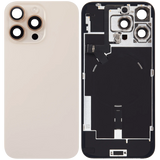 Back Glass w/ MagSafe Magnet & NFC & Flashlight Flex For iPhone 16 Pro Max (Pull) (Desert Titanium)