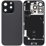 Back Glass w/ MagSafe Magnet & NFC & Flashlight Flex For iPhone 16 Pro (Pull) (Black Titanium)