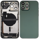 Back Housing W/ Charging Port Flex & Small Parts For iPhone 13 Pro Max (EU / Global Version) (Pull) (Alpine Green)