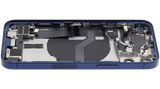 Back Housing W/ Charging Port Flex & Small Parts For iPhone 12 Mini (US Version) (Pull) (Blue)