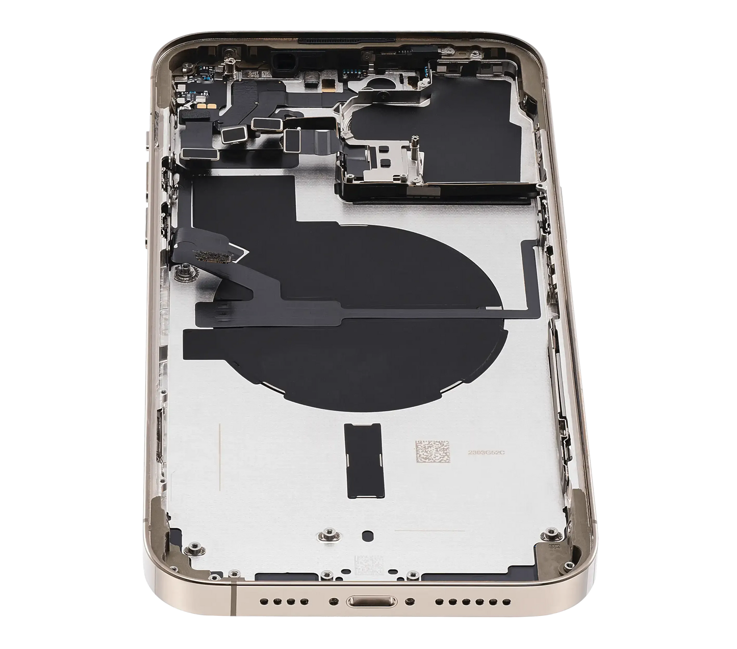 Back Housing W/ Small Parts For iPhone 14 Pro Max (US Version) (Pull) (Gold)