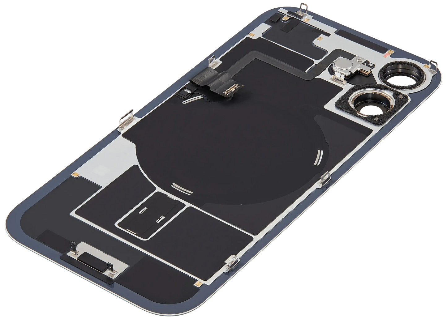 Back Glass w/ MagSafe Magnet & NFC & Flashlight Flex For iPhone 17 (Pull) (Sage)