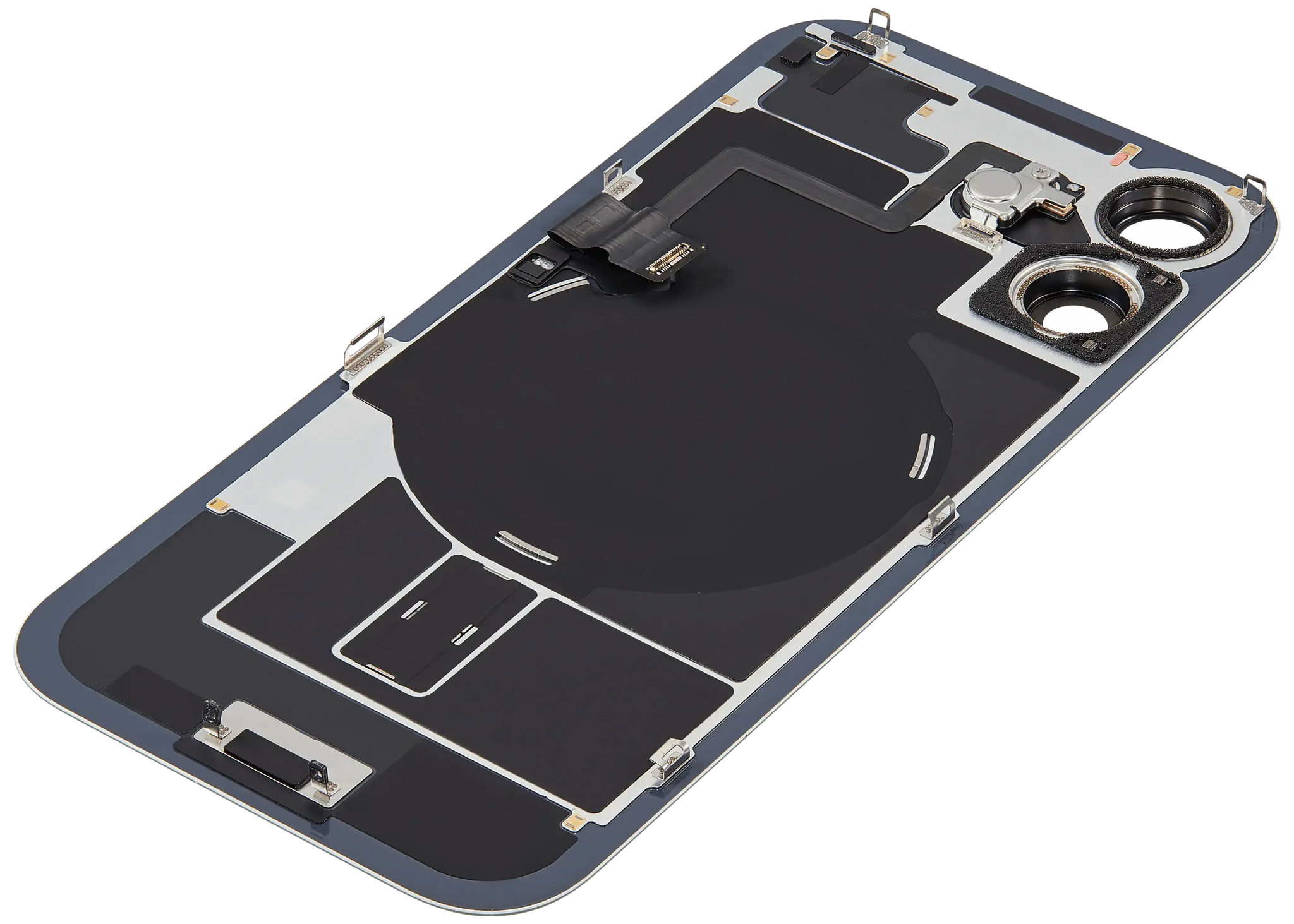 Back Glass w/ MagSafe Magnet & NFC & Flashlight Flex For iPhone 17 (Pull) (Sage)