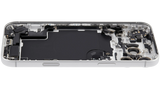 Back Housing W/ Charging Port Flex & Small Parts For iPhone 17 Pro Max (EU / Global Version) (Pull) (Silver)