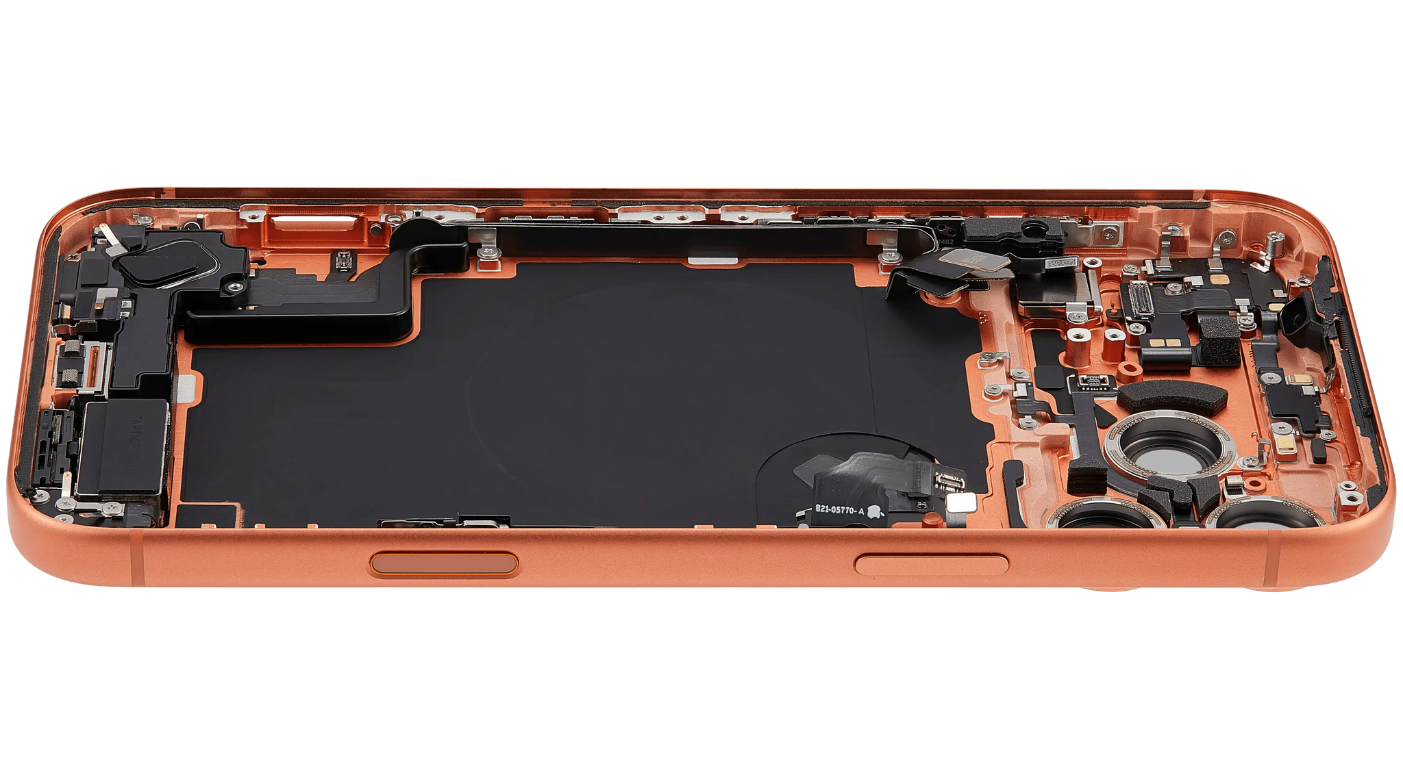 Back Housing W/ Charging Port Flex & Small Parts For iPhone 17 Pro Max (EU / Global Version) (Pull) (Cosmic Orange)
