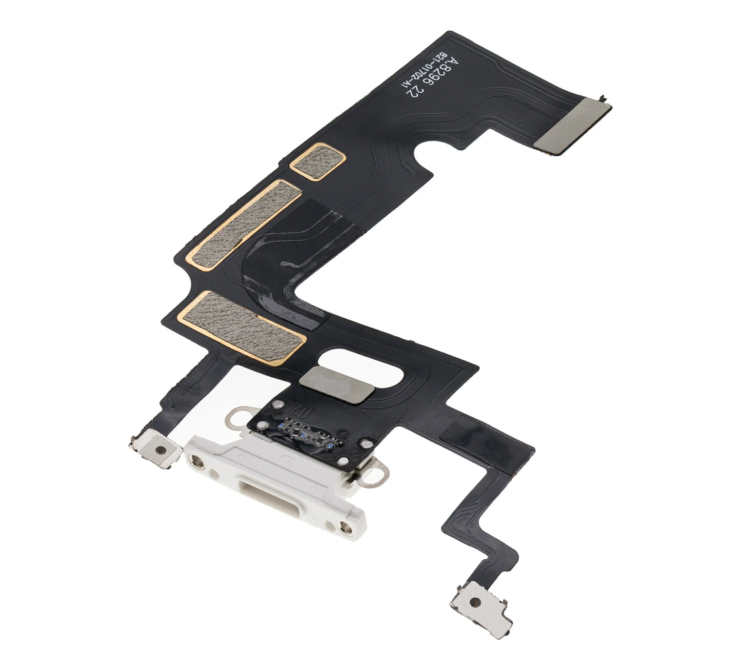 Charging Port Flex Cable For iPhone XR (Pull) (White)