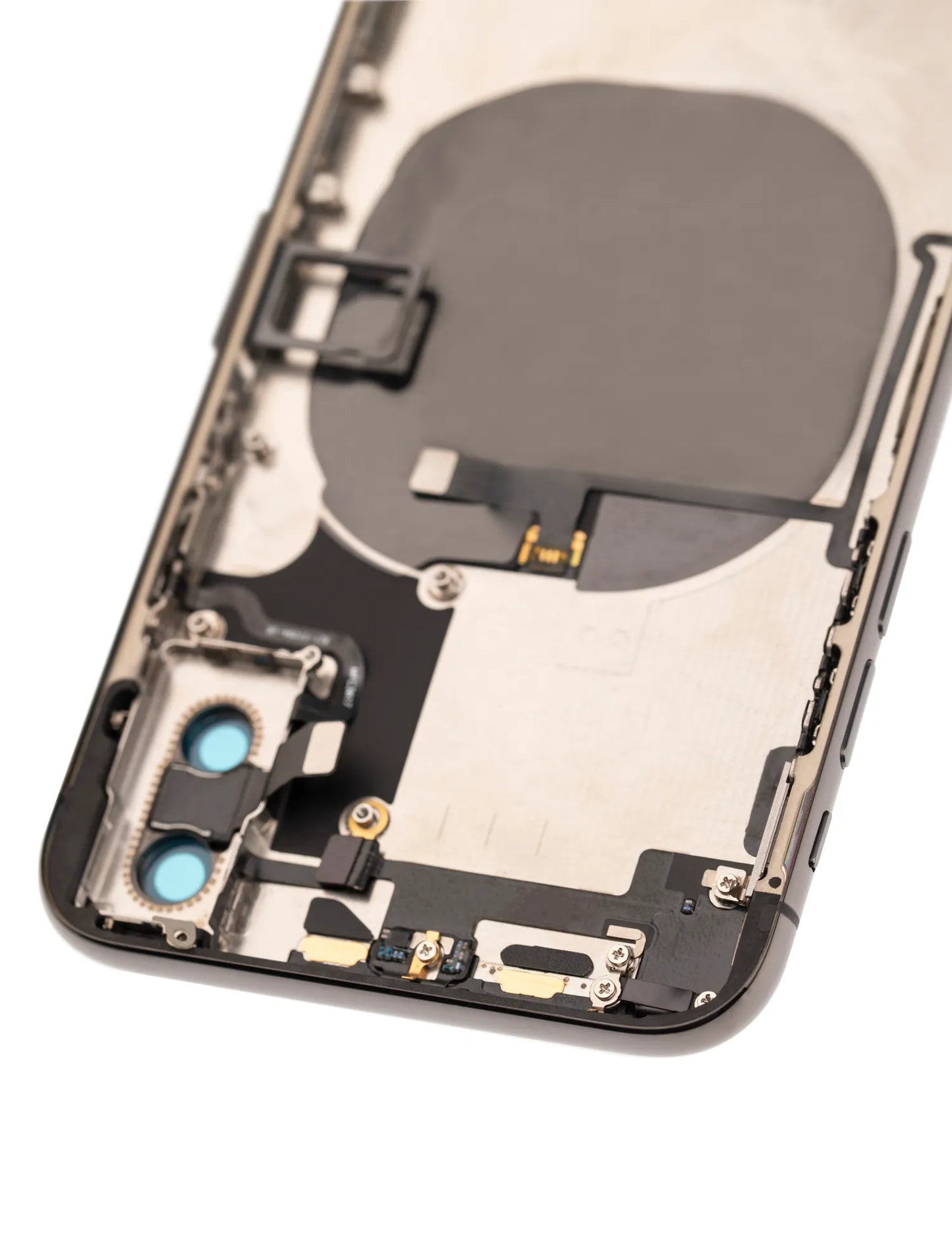 Back Housing W/ Small Components Pre-Installed For iPhone X (Used OEM) (Pull) (Space Gray)