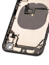 Back Housing W/ Small Components Pre-Installed For iPhone XR (Used OEM) (Pull) (Black)