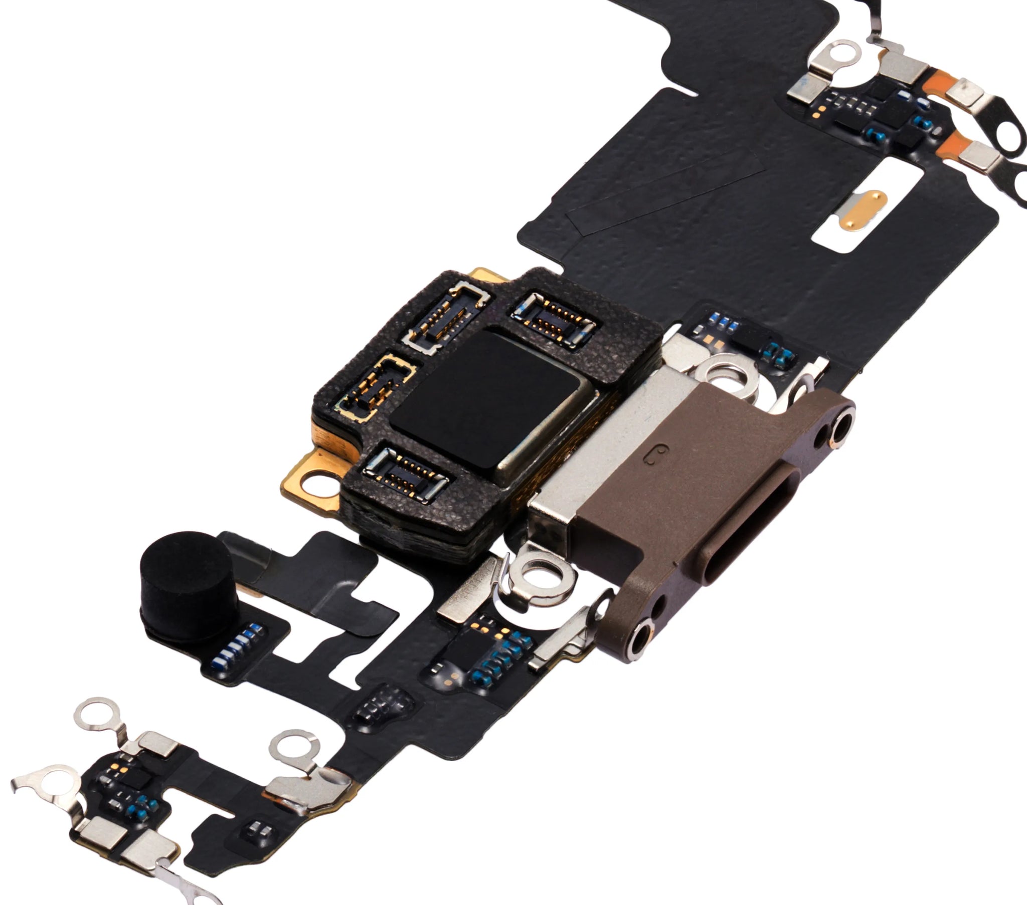Charging Port Flex Cable With Board For iPhone 11 Pro (Used OEM) (Pull) (Gold)