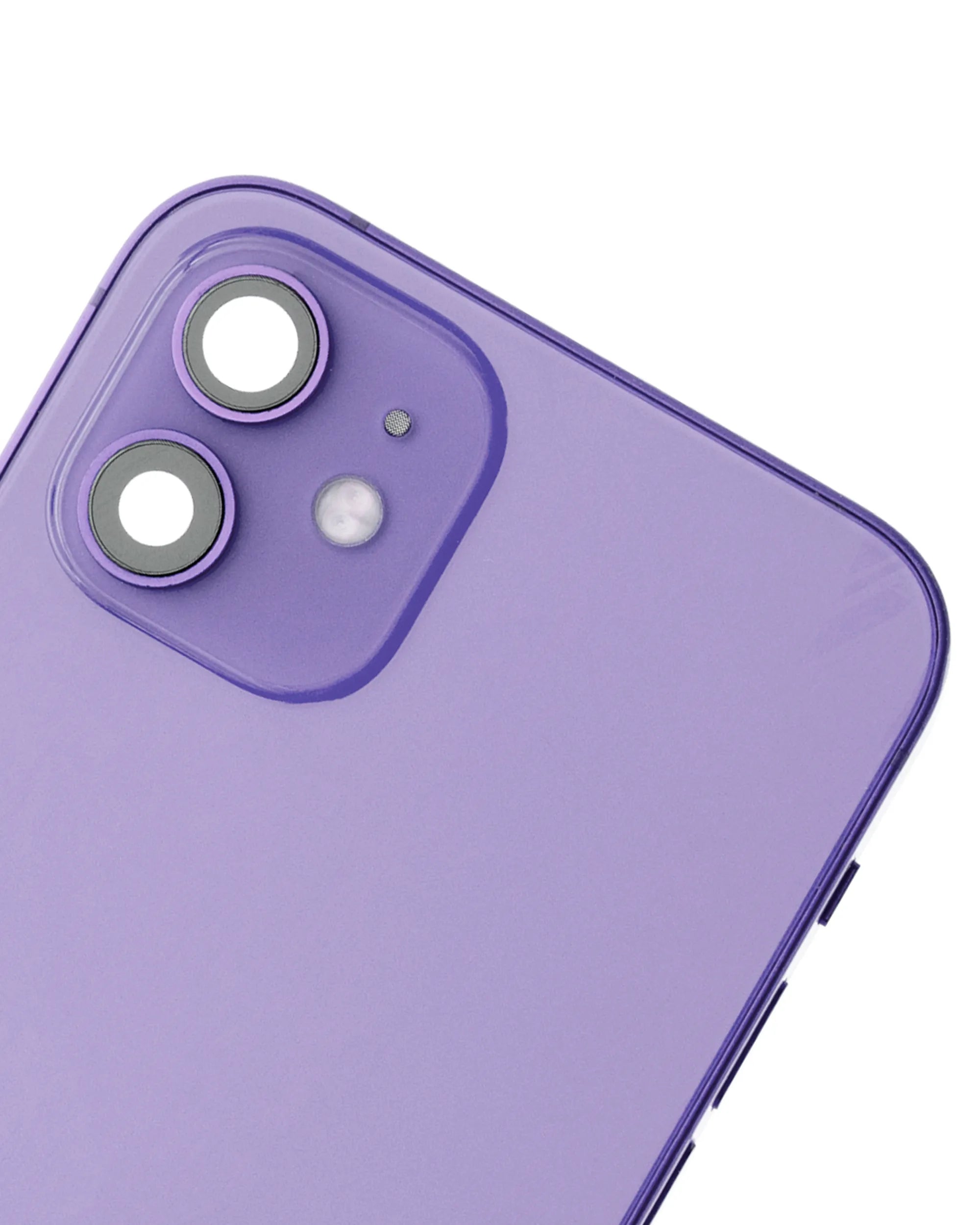 Back Housing W/ Small Parts For iPhone 12 (US Version) (Pull) (Purple)