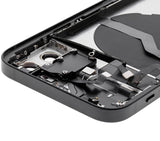 Back Housing W/ Small Parts For iPhone 12 (EU / Global Version) (Pull) (Black)