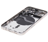 Back Housing W/ Small Parts For iPhone 12 (US Version) (Pull) (White)